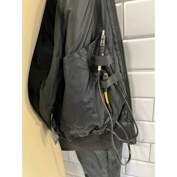 HARLEY-DAVIDSON Unisex Black Electric Heated Nylon Jacket Size Xs - Picture 7 of 8